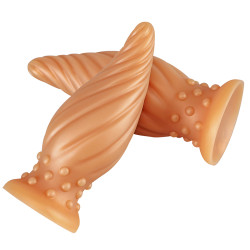 DarkSil Plug Spiral Pik XL 21 x 8 cm Or